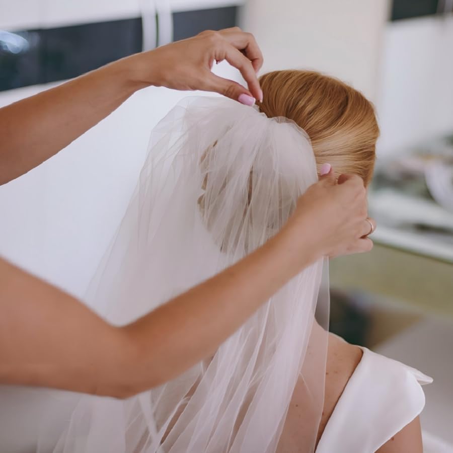 4PCS Bride To Be Sash and Veil, Blue Sash and Bachelorette Veils Accessories for Bridal Shower Engagement Wedding