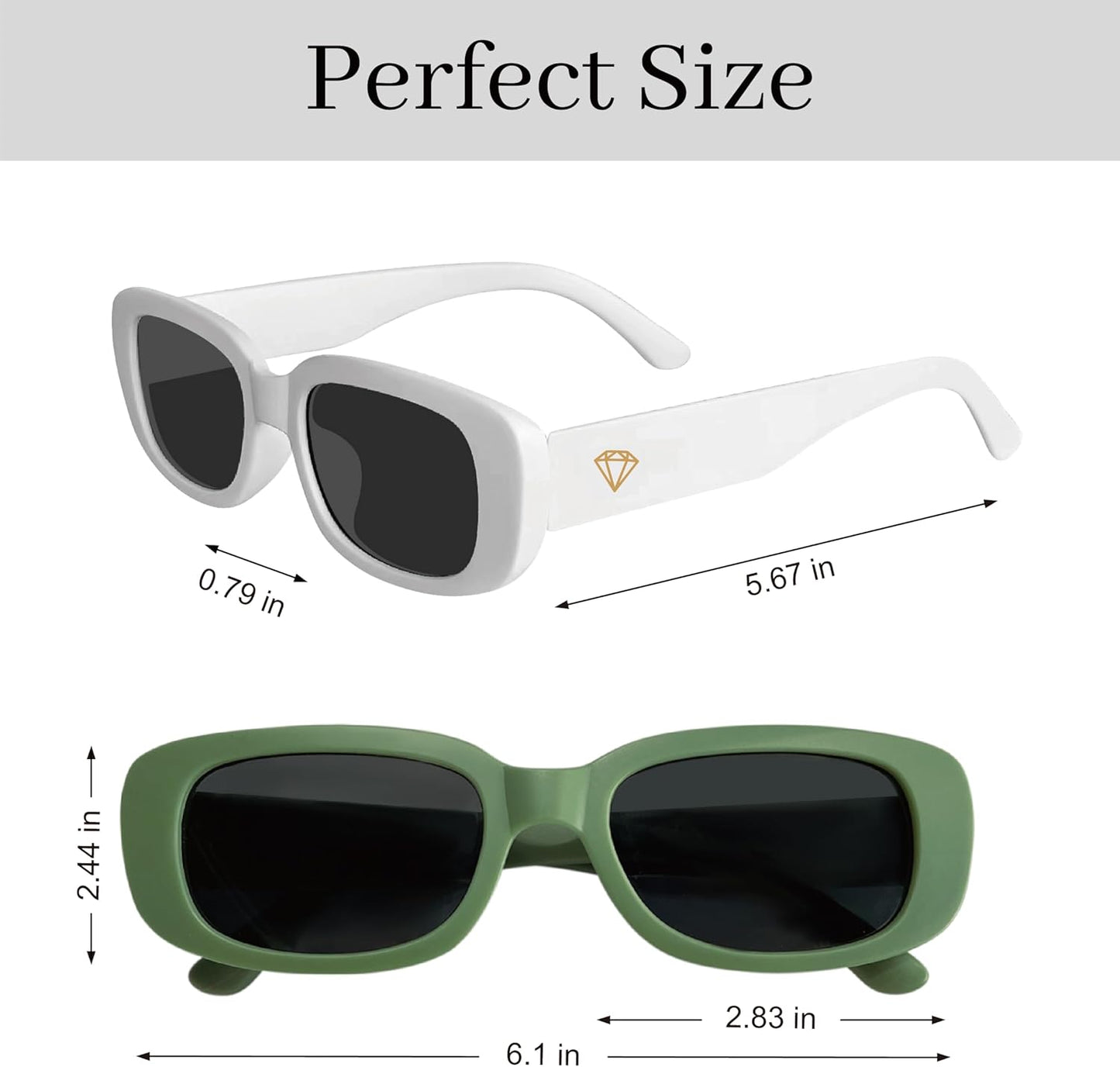 Bride's Babes Bachelorette Sunglasses, Bridesmaid Sunglasses,10 Pack Rectangle Team Bride glasses for Bachelorette Party