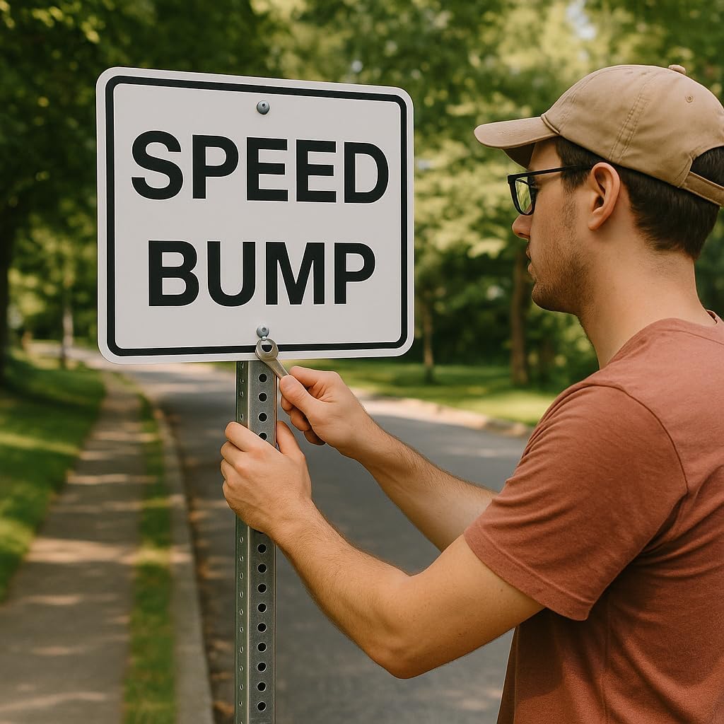 Custom Signs Outdoor Metal for Home Office Business, Personalized, Door, Porch, Delivery, Man Cave, Shop, Garage, Street. For Outside or Inside Use. Our Metal Signs Are UV Printed Solid Aluminum (Border, 12x18 inches)