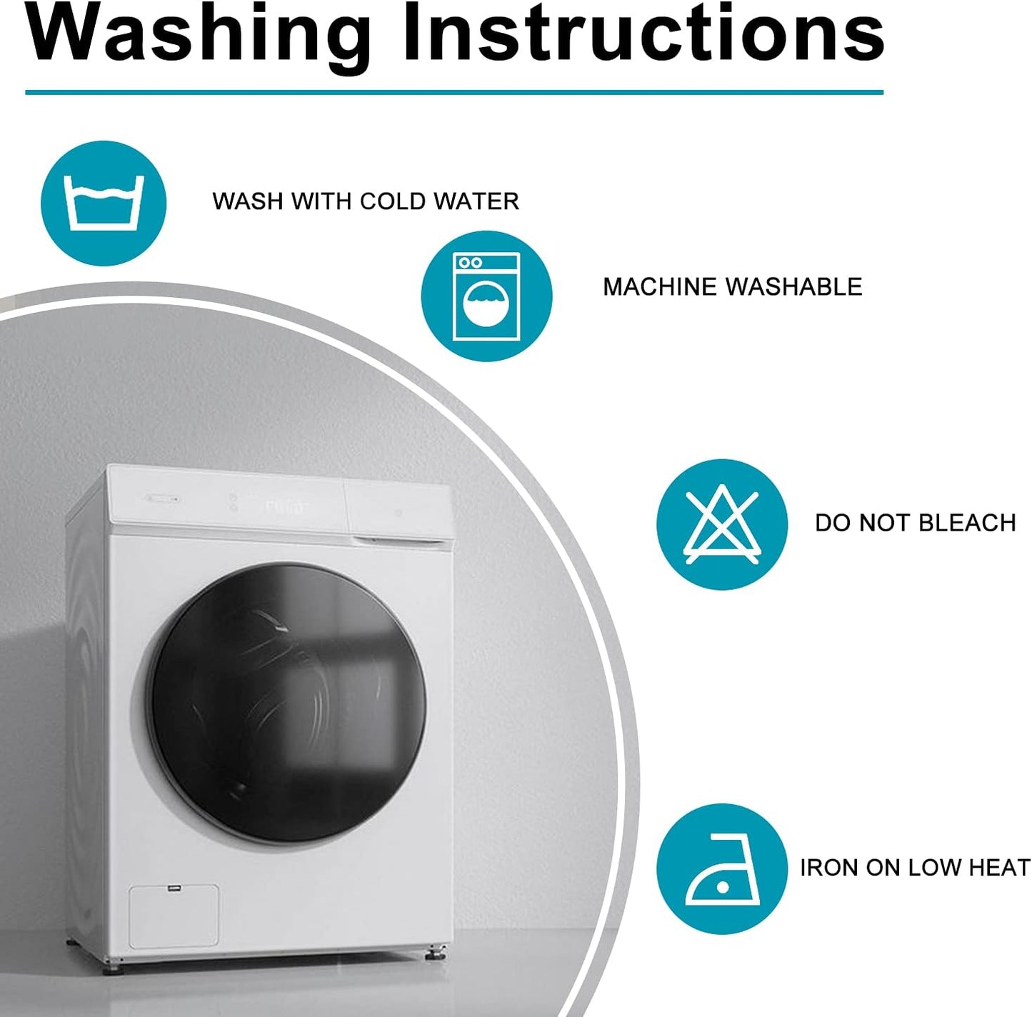 Hiasan Rectangle Tablecloth - Waterproof Washable Fabric Table Cloth for Wedding, Banquet, Gathering and Dining Room, 90 x 156 Inch, Turquoise