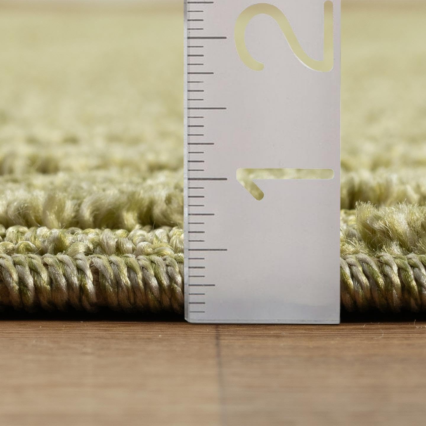 LUXE WEAVERS Modern Geometric Wave Green 6x9 Area Rug, Contemporary Stain Resistant Carpet