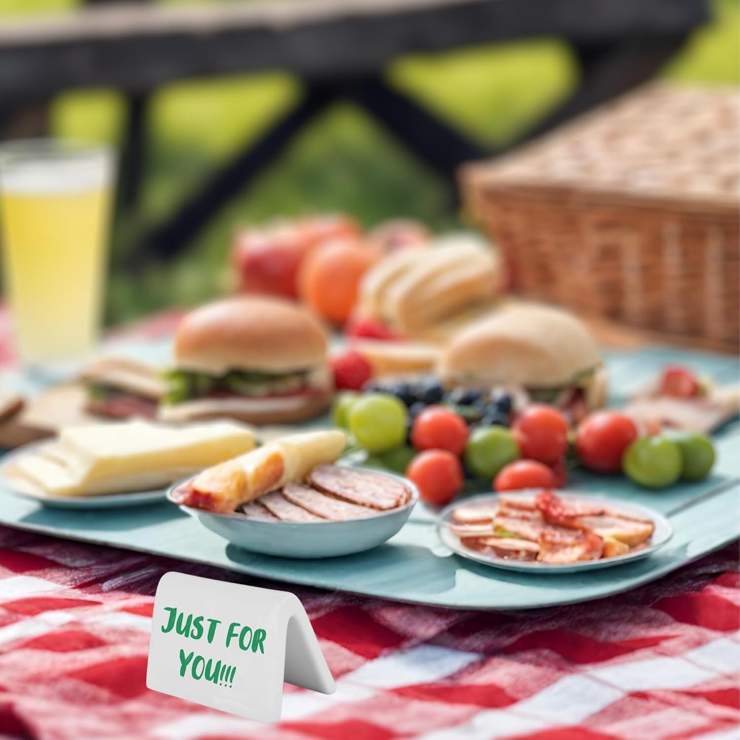 Double Sided Ceramic Dry Erase Table Tent Sign White - 3-1/2"x2" - Reusable Tabletop Setting. Great for Wedding, Birthday, Picnic, Banquet, Buffet, Bakery, Party, Events, Message Board - 4 PK