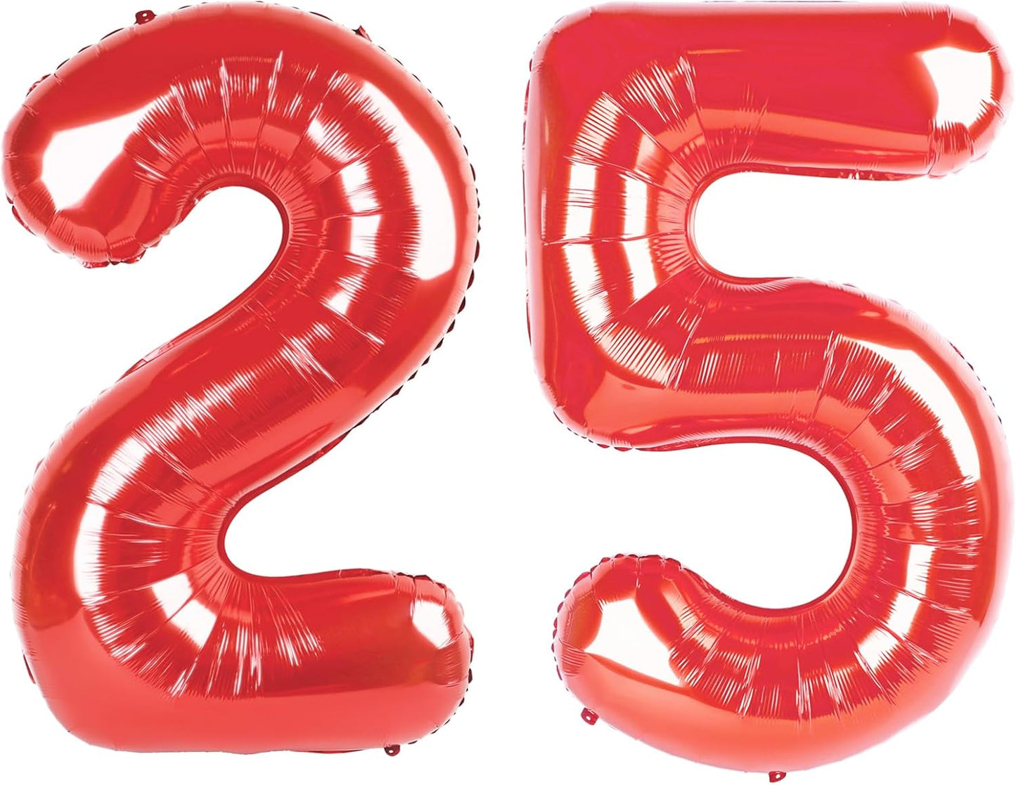 Red Number 25 Balloon 40 Inch Birthday Decorations, Number 25 Balloon Birthday Party Decoration, Anniversary Decorations Graduations Party Supplies