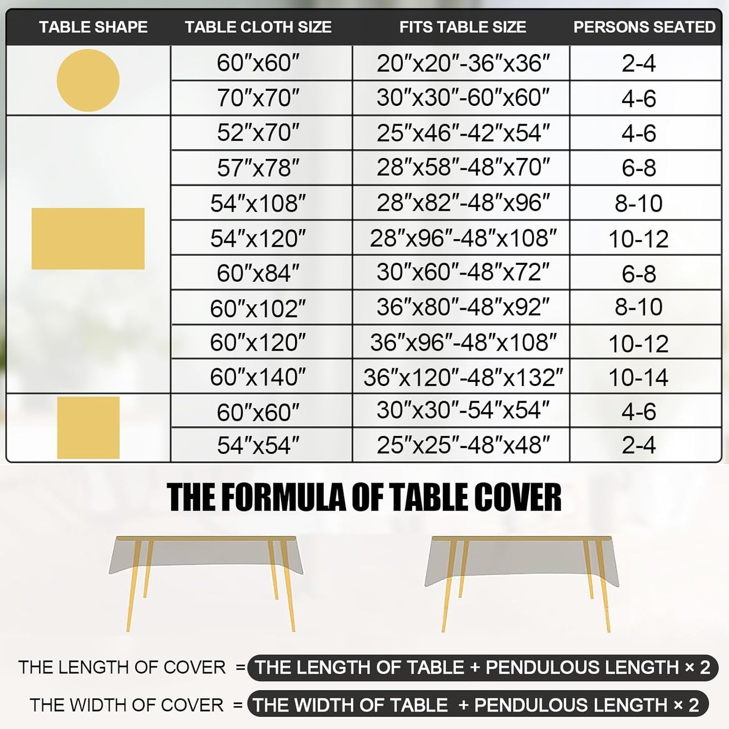 Smiry Round Table Cloth, Waterproof Heavy Duty Vinyl Tablecloths, Wipeable Washable Table Cover for Kitchen and Dining Room (Beige, 70" Round)