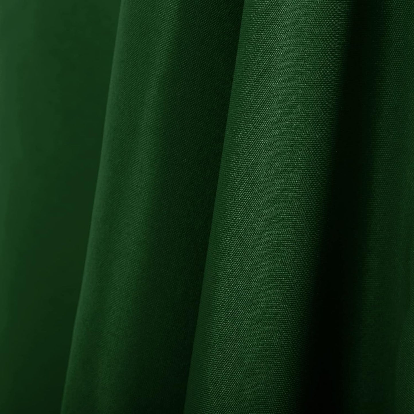 Ascoza 2pack 132 Inch Hunter Round Tablecloth in Washable Polyester Fabric for Wedding/Banquet/Restaurant/Parties