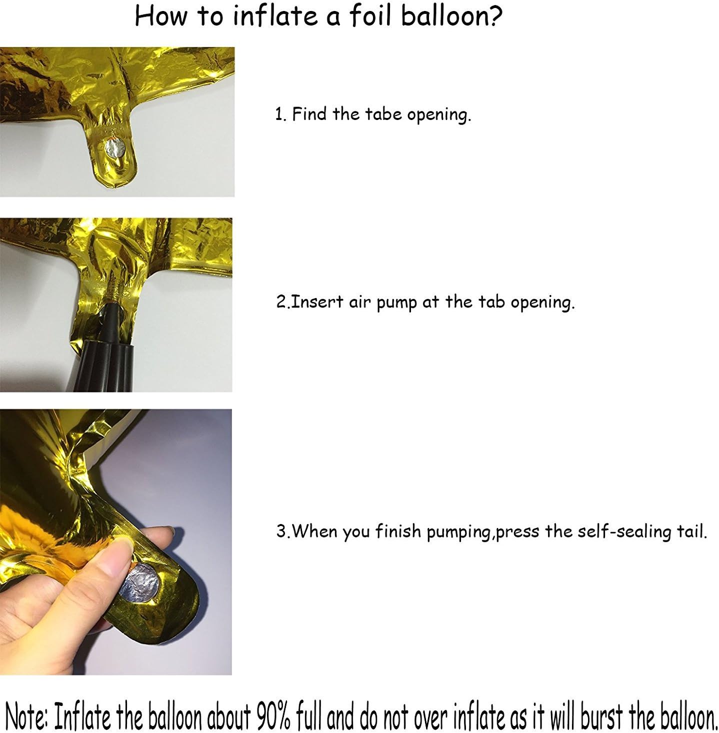 GOER Pink Foil Balloons Number 4,Huge Number Balloons for 4th 44th Birthday Party Supplies Anniversary Decorations(3 pcs,42 inch,32 inc,16inch)