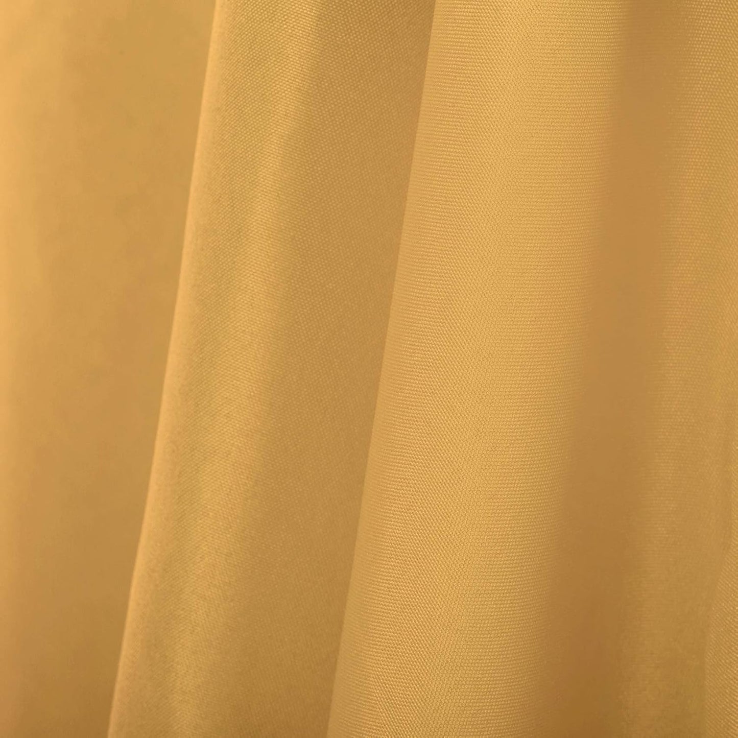 Ascoza 2pack 90x132 Inch Gold Rectangular Tablecloth 8 Feet Table Cloth in Polyester Fabric for Wedding/Banquet/Restaurant/Parties