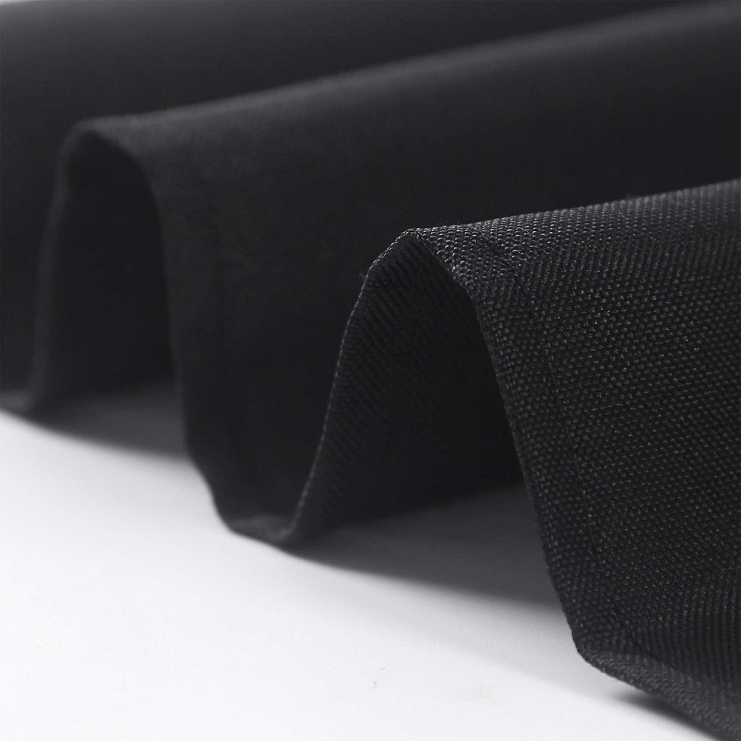 Ascoza 2pack 70x70 Inch Black Square in Polyester Fabric Tablecloth for Wedding,Banquet,Restaurant and Parties