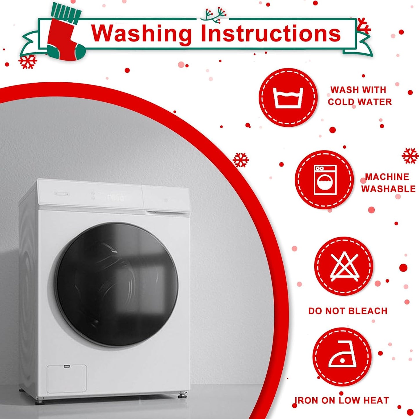 Hiasan Red Rectangle Tablecloth - Waterproof Washable Polyester ChristmasFabric Table Cloth for Party, Wedding, Banquet and Restaurant, 90 x 156 Inch