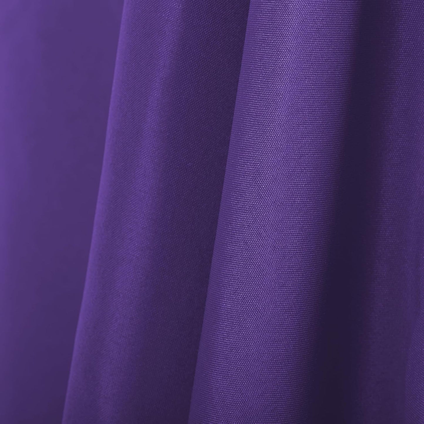 Ascoza 2pack 90x132 Inch Purple Rectangular Tablecloth 8 Feet Table Cloth in Polyester Fabric for Wedding/Banquet/Restaurant/Parties