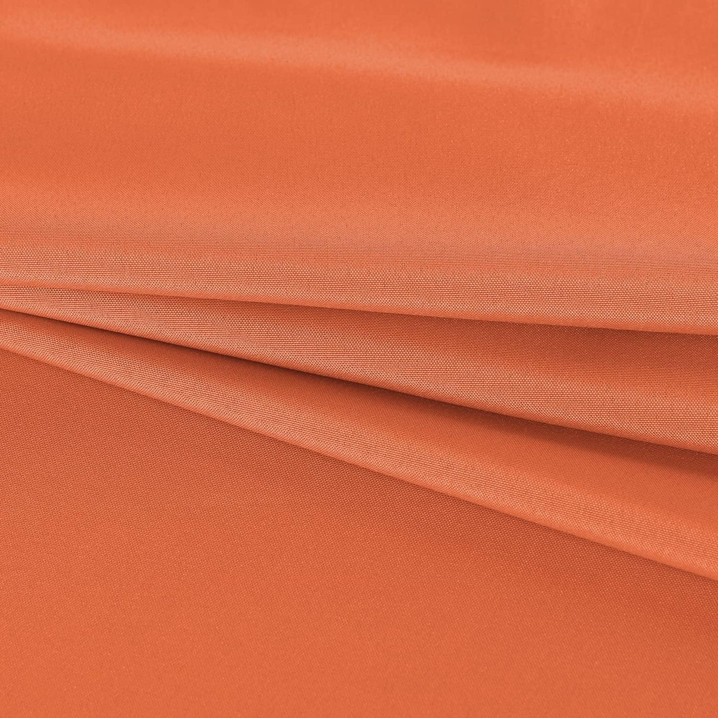 Fitable Rectangle Tablecloth Stain and Wrinkle Resistant Washable Polyester Table Cloth for Buffet Parties and Camping (60x84 inch, Orange)