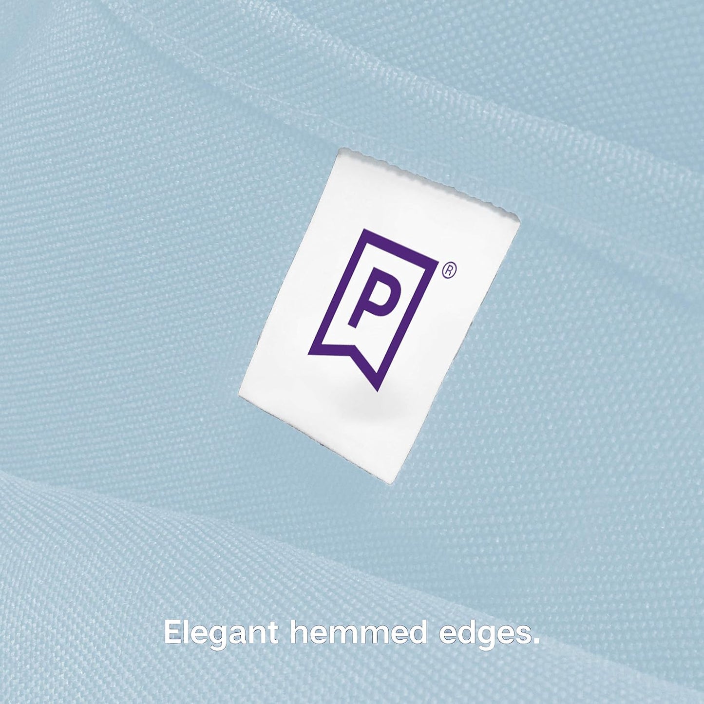 Gee Di Moda Square Tablecloth - 70 x 70 Inch Baby Blue Table Cloth for Medium Square or Round Tables - Heavy Duty Washable Fabric - for Buffet Table, Holiday Party, Dinner, Wedding & Baby Shower