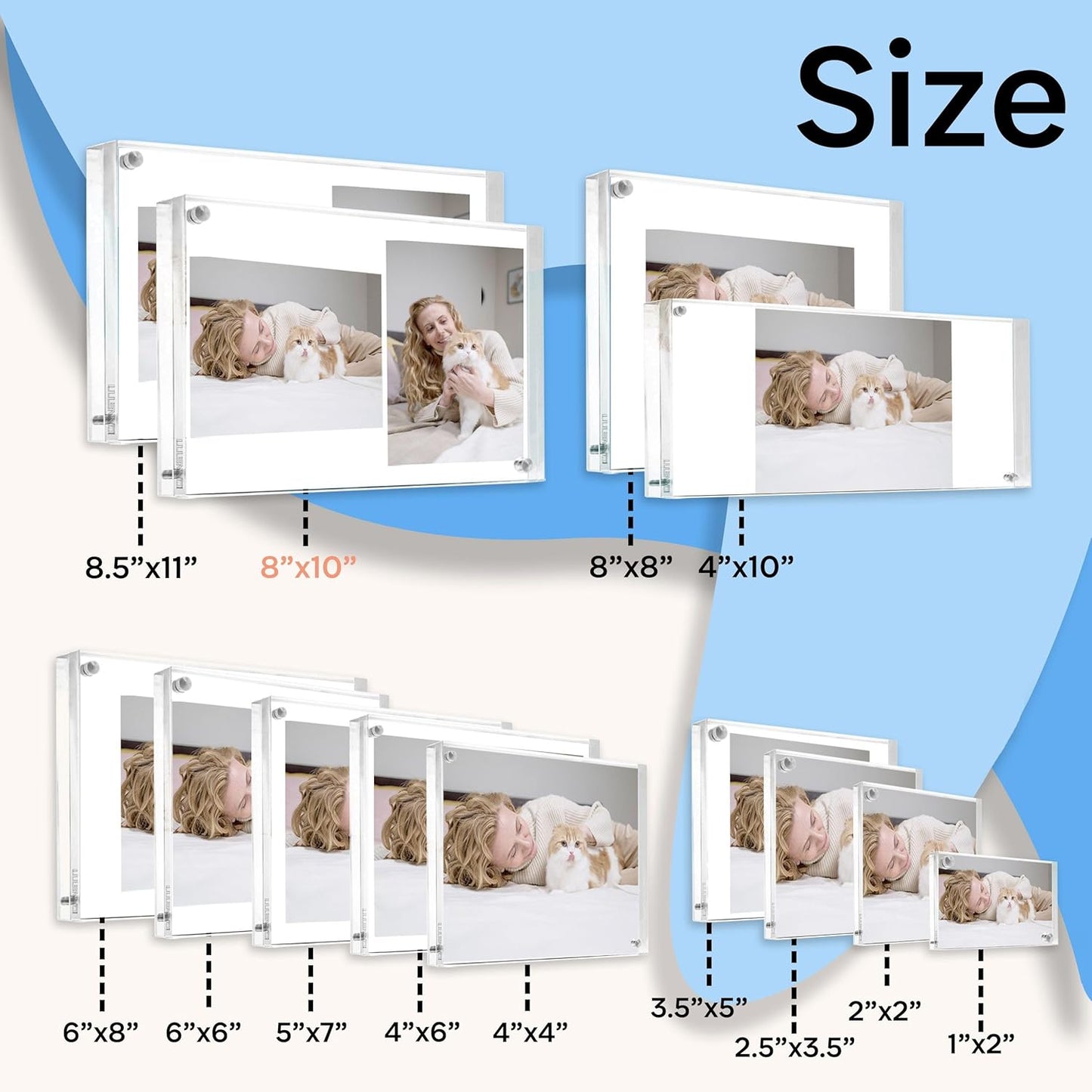 Original Magnet Frame by Canetti-8x10 inch