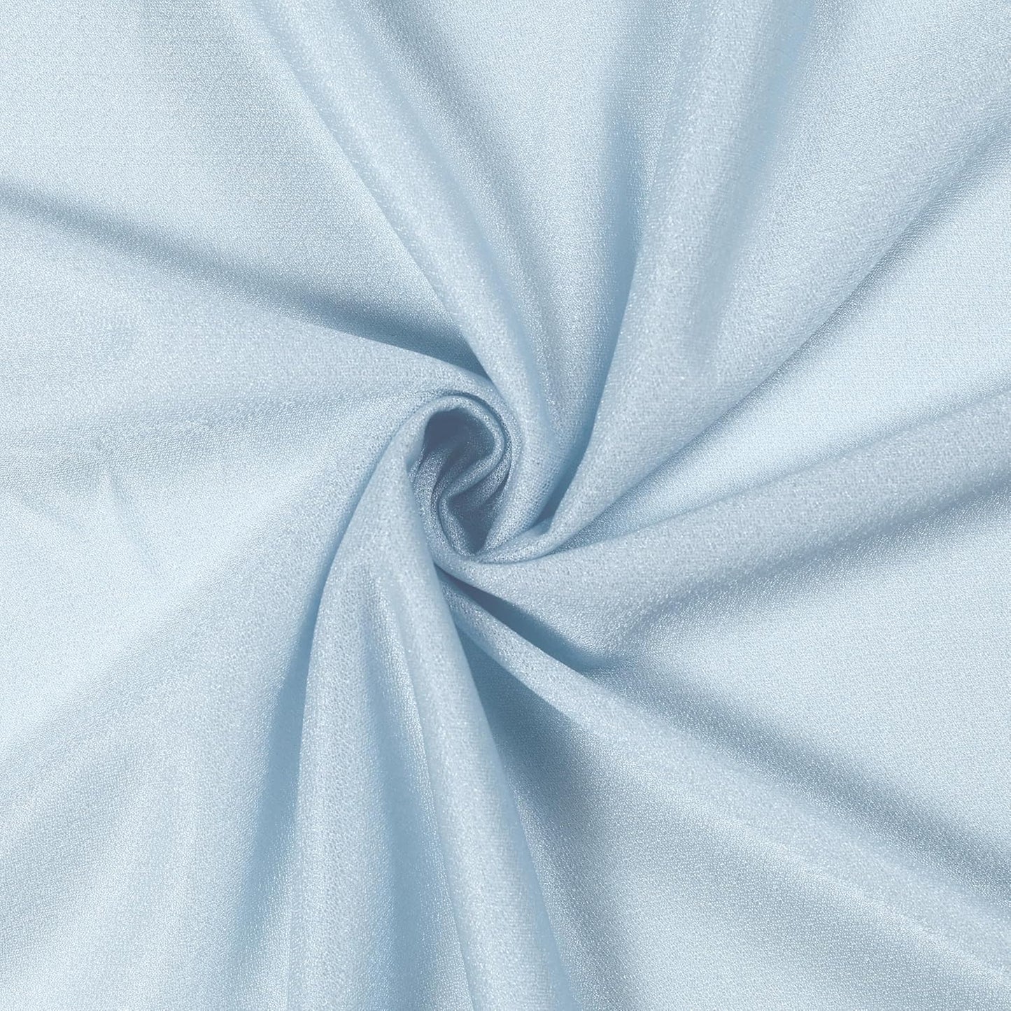 VDS Pack of 1 Panel (30 Inch X 40 Feet) Wedding Arch Draping Fabric Sheer Chiffon Fabric Drapery for Wedding Ceremony Reception Swag Backdrop Canopy Chuppah ARBO Altars Decoration (Baby Blue)