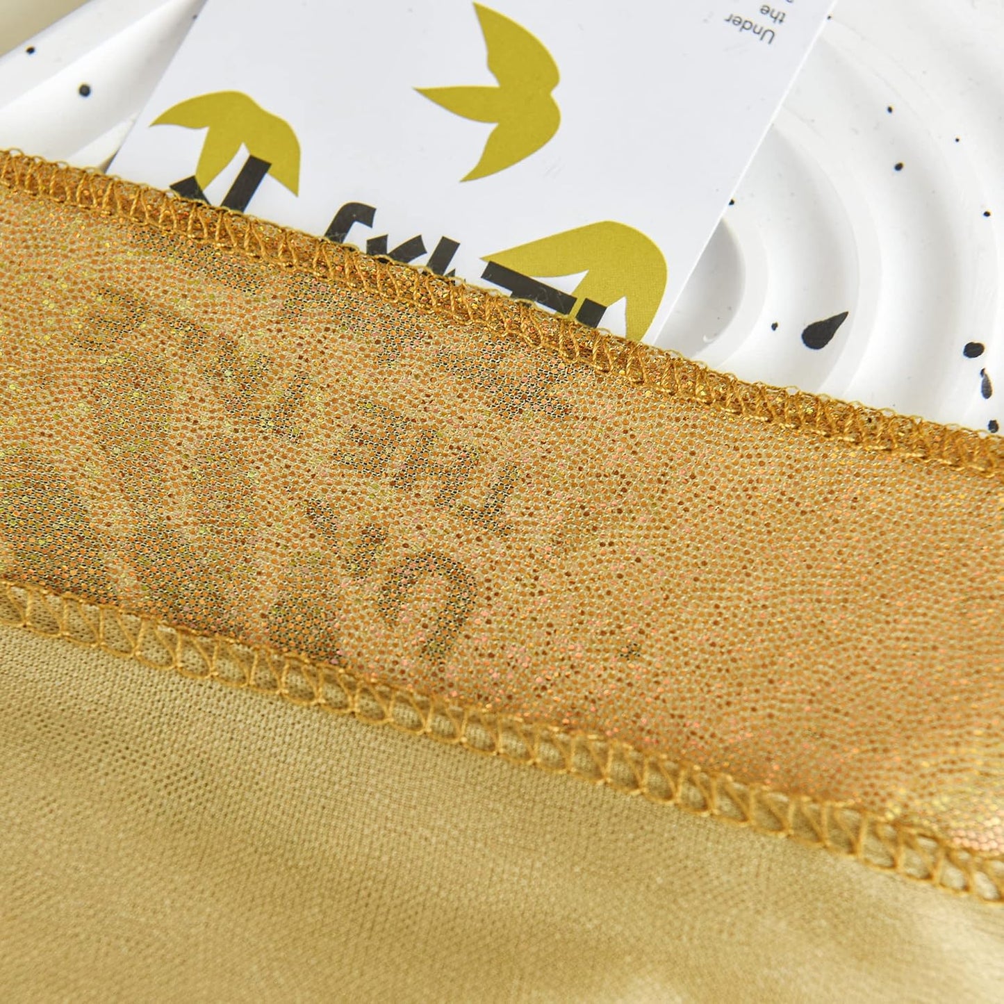 Fitable Sequin Gold Table Runners, Pack of 6-12 x 108 Inch - Sparkle and Glitter Fabric Table Decorations for Event Party, Birthday, Dining