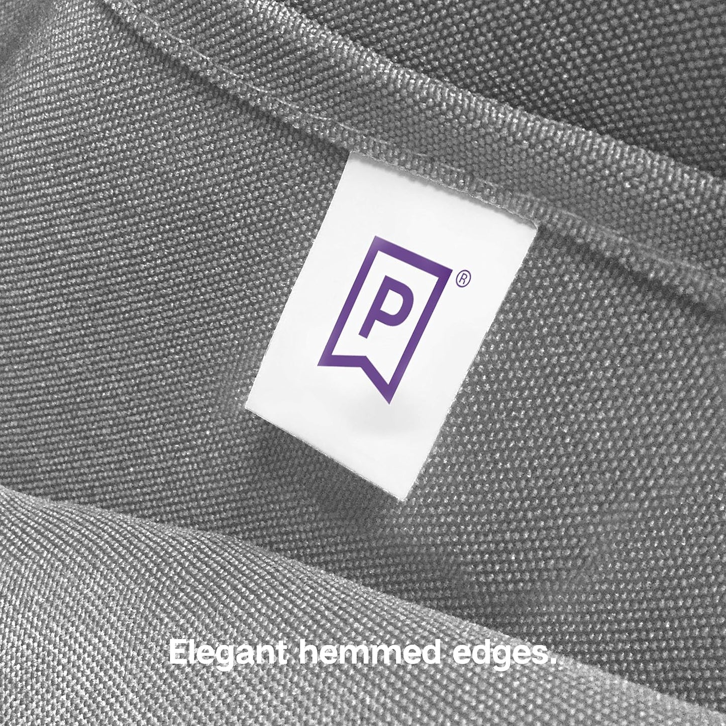 Gee Di Moda Square Tablecloth - 52 x 52 Inch Charcoal Table Cloth for Small Square or Round Tables - Heavy Duty Washable Fabric - for Buffet Table, Holiday Party, Dinner, Wedding & Baby Shower