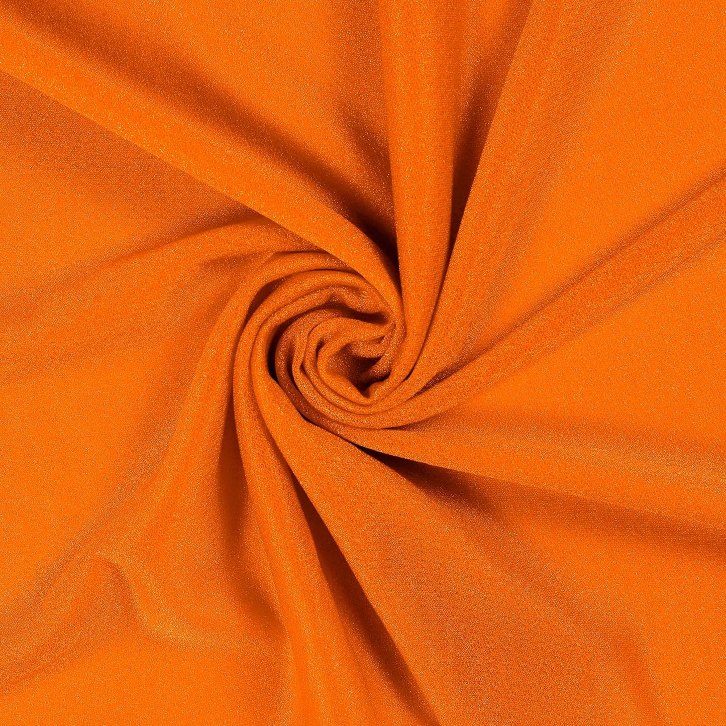 VDS Pack of 1 Panel (30 Inch X 50 Feet) Wedding Arch Draping Fabric Sheer Chiffon Fabric Drapery for Wedding Ceremony Reception Swag Backdrop Canopy Chuppah ARBO Altars Decoration (Orange)
