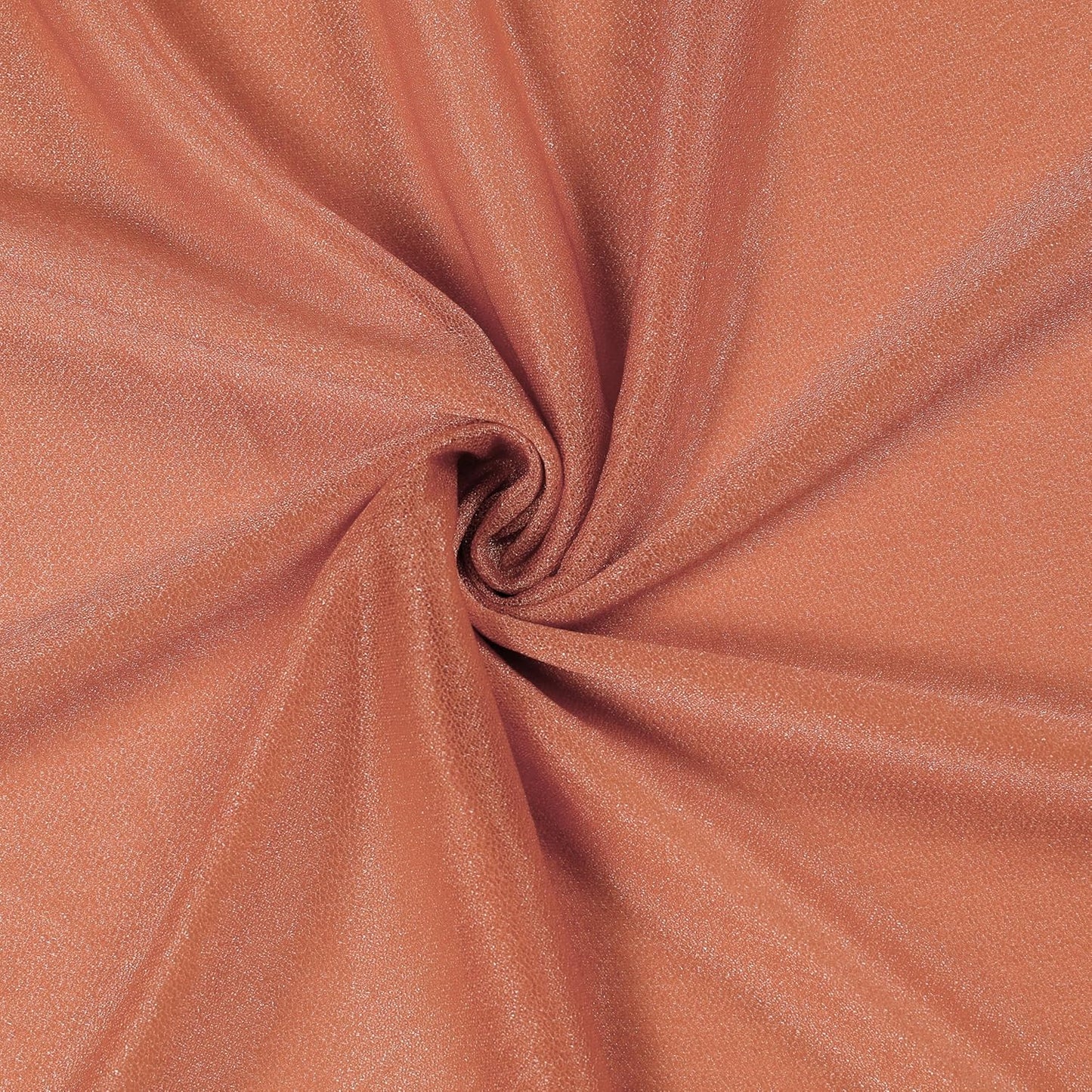 VDS Pack of 2 Panel (30 Inch X 20 Feet) Wedding Arch Draping Fabric Sheer Chiffon Fabric Drapery for Wedding Ceremony Reception Swag Backdrop Canopy Chuppah ARBO Altars Decoration (Coral Peach)
