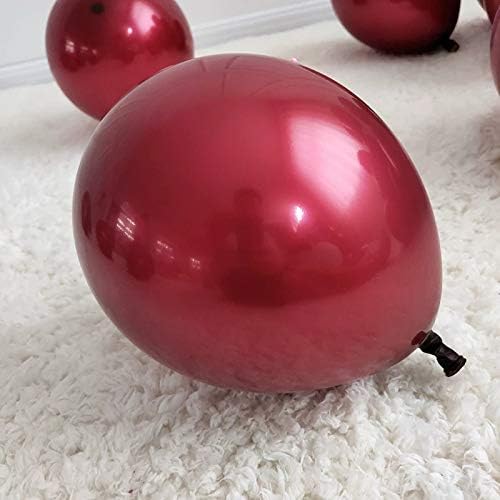 50pcs 12" Party Decoration Matte Latex Balloon for Birthday Wedding Anniversary Christmas Festival (Burgundy)