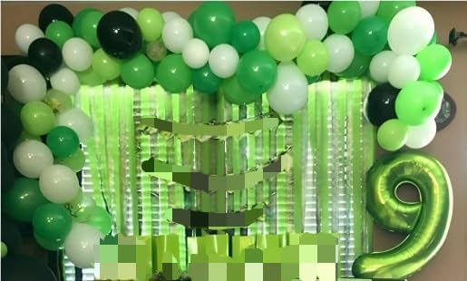 Big Light Green 40 Inch 9 Balloon Number, Jumbo Giant 9th 19 29 39 49 99 Birthday Party Decorations, Large Light Green Foil Balloons Anniversary Birthday Party Engagement Decorations