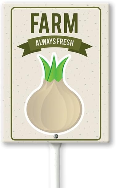 Eveokoki Aluminum Seed & Plant Labels - Plant Markes for Seedlings-Plant Tags for Pots - Garden Signs for Vegetable - Durable Markers for Plants Outdoor Waterproof - Garden Decor for Farmhouse