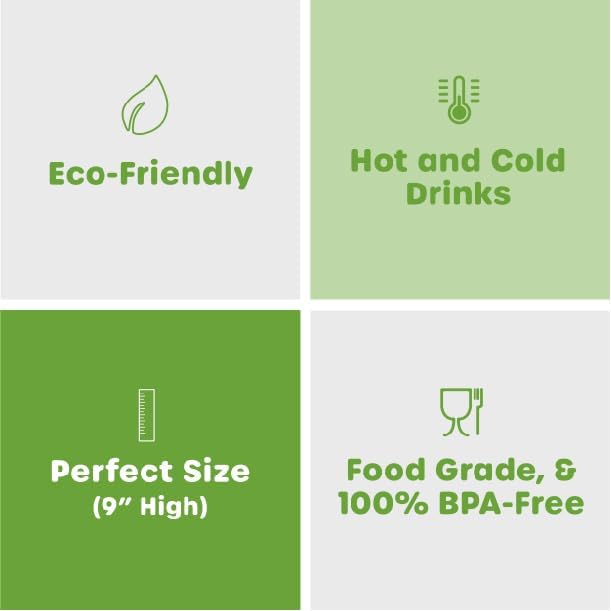Comfy Package [Case of 2000] Jumbo Paper Smoothie Straws, 100% Biodegradable Paper Boba Straws, Disposable Milkshake - Assorted Colors
