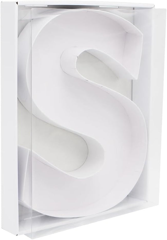 12" Fillable Cardboard Letter Charcuterie Gift Cupcake Box With Cover Sweets Packaging (S)