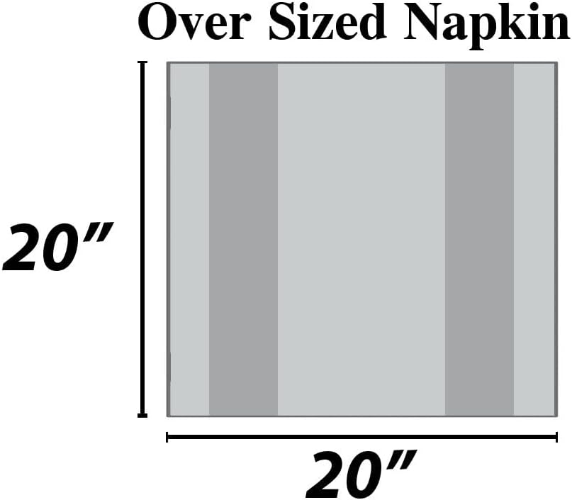 Urban Villa Cloth Napkins 100% Cotton Slub Absorbent Dinner Napkins (Set of 12) Oversized 20x20 Inches Solid Royal Blue Color Soft Durable Reusable Washable Ideal for Everyday Use Wedding Parties