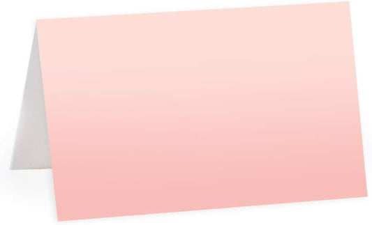 Andaz Press Blush Pink Rose Elegant Party Collection, Blank Place Cards, 20-Pack, Placecards Food Dessert Table Tent Favors Decor