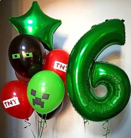 Green Foil Number 8 Balloon 40 Inch, Helium Mylar Eight Number 8 18 28 38 48 58 80 88 Birthday Balloons, 8th Green Women Men Wedding Anniversary, Graduations Party Supplies