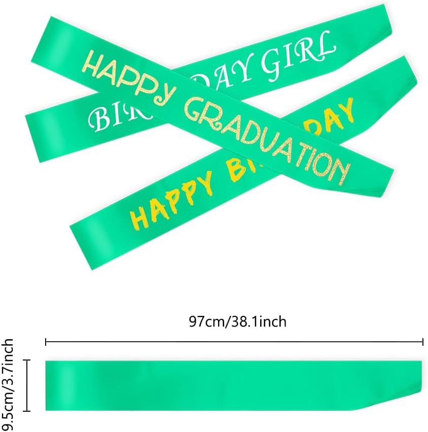 16 Pcs Sash Blank Satin Sash Mint Green Sash Party, Bride To Be Sash, Plain Sash, Diy Sash Sashes For Pageants, Birthday, Party, Graduation, Hen Party, Homecoming,Wedding, Custom Sashes