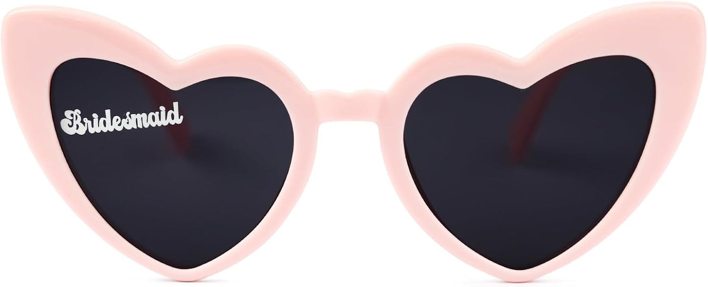 YOGFIT Heart Sunglasses for Women Fashion Classic Love Eye Protection Sunglasses Vintage Cute Heart Sunglasses