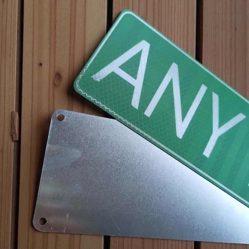 Custom Signs Outdoor Metal, Personalized Street Sign for Home Bar Wall Decor, Fade Resistant .040 Aluminum, 4 x 18 Inches