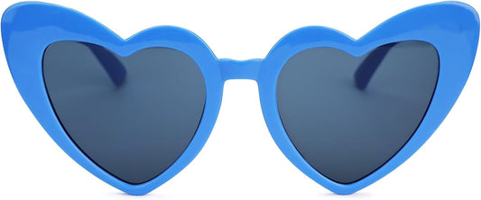 YOGFIT Heart Sunglasses for Women Fashion Classic Love Eye Protection Sunglasses Vintage Cute Heart Sunglasses