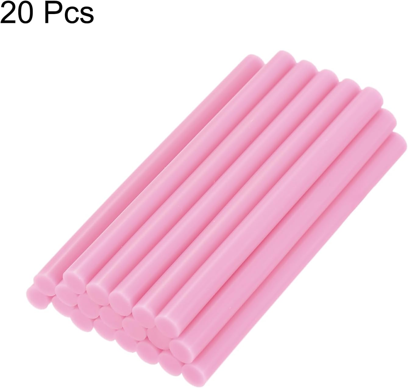 uxcell 20pcs Hot Glue Sticks for Glue Gun 11mm/0.43-inch x 4-inch Mini Hot Melt Adhesive Glue Stick Pink