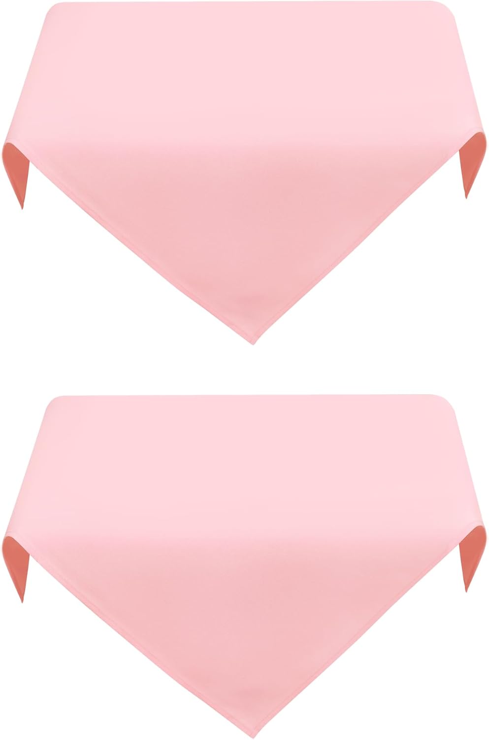 2 Pack Small Square Table Cloth 24X24 Inch Pink Tablecloth Washable Polyester Solid Table Cover for Night Stand End Table Side Table Outdoor Indoor
