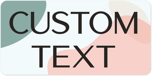 Custom Sign, Custom Street Sign, 11 Font Colors, 13 Font Styles, 4 Hole Options, 22 Sizes, 6x12 Inches, Rust Free DiBound, Fade Resistant, Made in USA by My Sign Center (Minimalist)