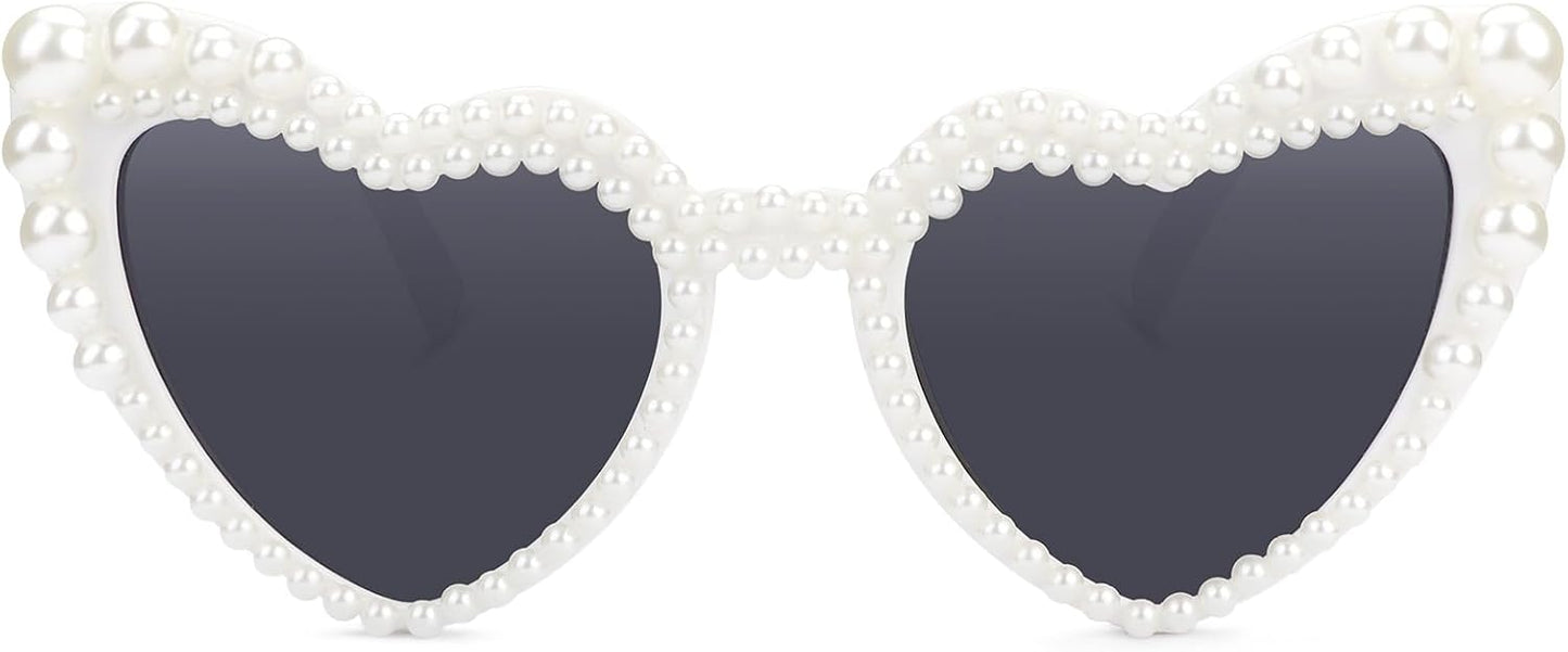 YOGFIT Heart Sunglasses for Women Fashion Classic Love Eye Protection Sunglasses Vintage Cute Heart Sunglasses