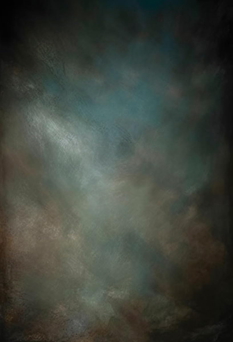6.5x10ftAqua Backdrops Portrait Backdrops for Photography Mottled Photo Background