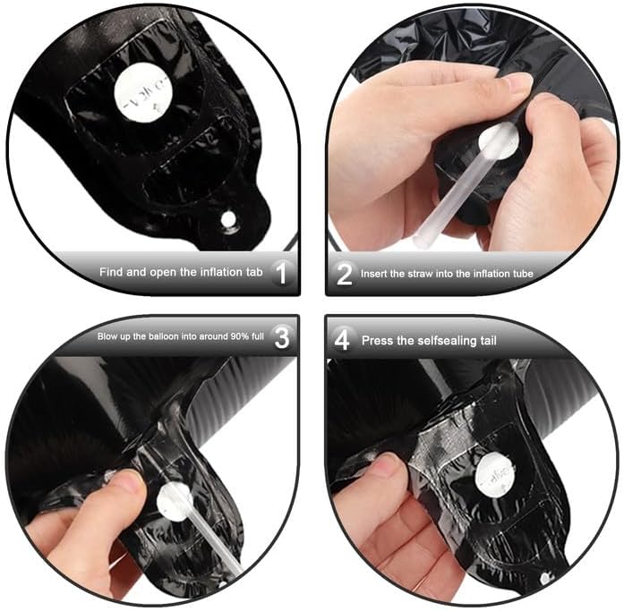 40 Inch Black 13 Large Number Balloon, 13 31 Black Birthday Party Decorations, Numbers 13 31 Foil Balloons for Anniversary Graduations Celebration Supplies