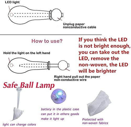 50 LED Light Up Balloons Mixed Colors Flashing Lasts 24 Hours Christmas Halloween Party Favors Birthday Wedding Decorations