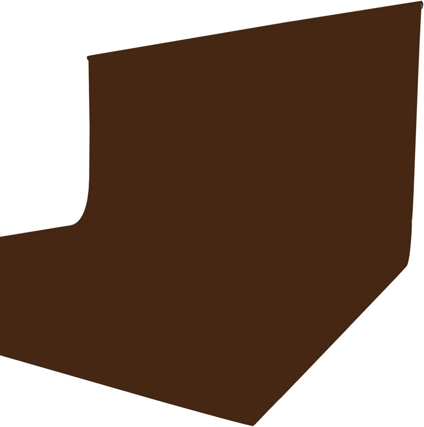 ISSUNTEX 5X7 ft/1.5X2.1 Meters Brown Background Photo Backdrop, Photo Studio, Collapsible High Density Screen for Video Photography and Television