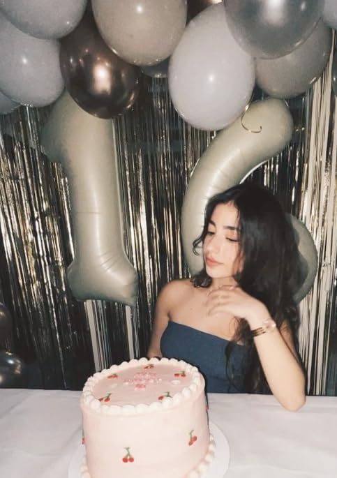 40 Inch Cream White Mylar Foil Number 26 62 Birthday Balloon, 26 Boy Girl Party Decorations Supplies, Big Helium Balloons Numbers for 26 62 Men Women Anniversary