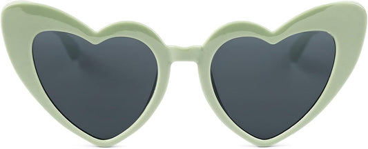 YOGFIT Heart Sunglasses for Women Fashion Classic Love Eye Protection Sunglasses Vintage Cute Heart Sunglasses