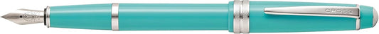 Cross Bailey Light Refillable Fountain Presented in a Everyday Gift Box - Medium Point, Black Ink, Polished Teal