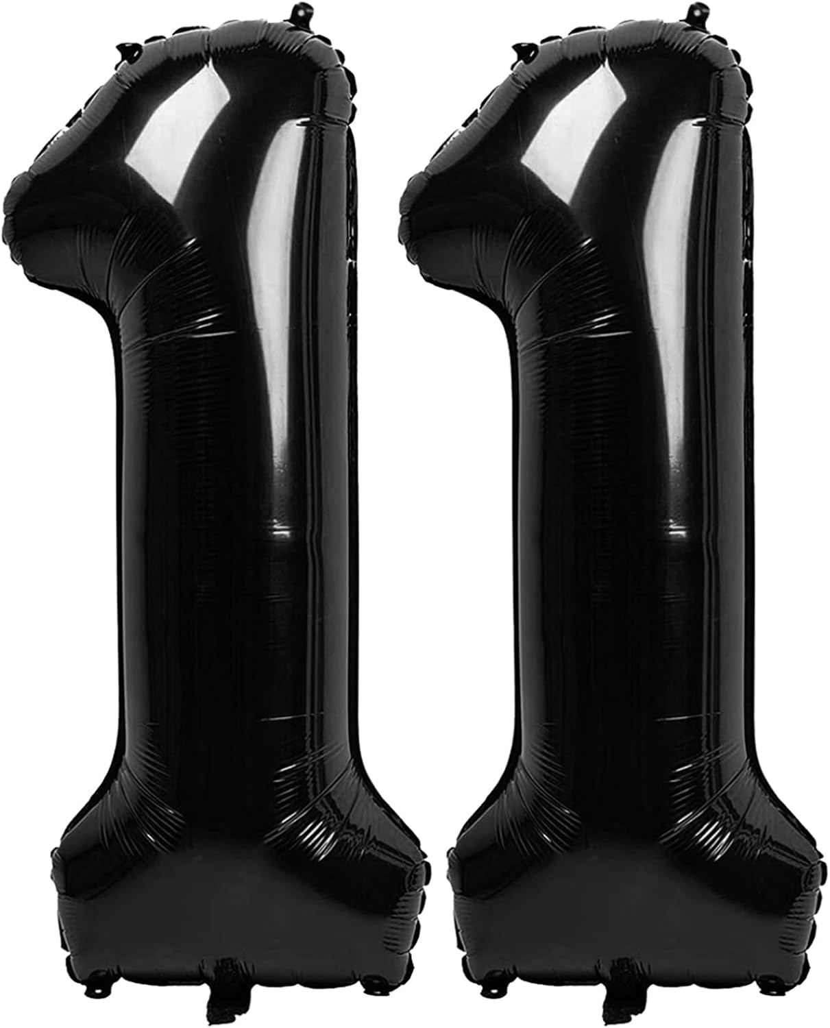 Black Number 11 Balloon 40 inch, Numbers 11 Birthday Balloons for Boy Girl, Black Foil 11 Balloon for 1st 11 Birthday Party, Anniversary Celebration Decorations