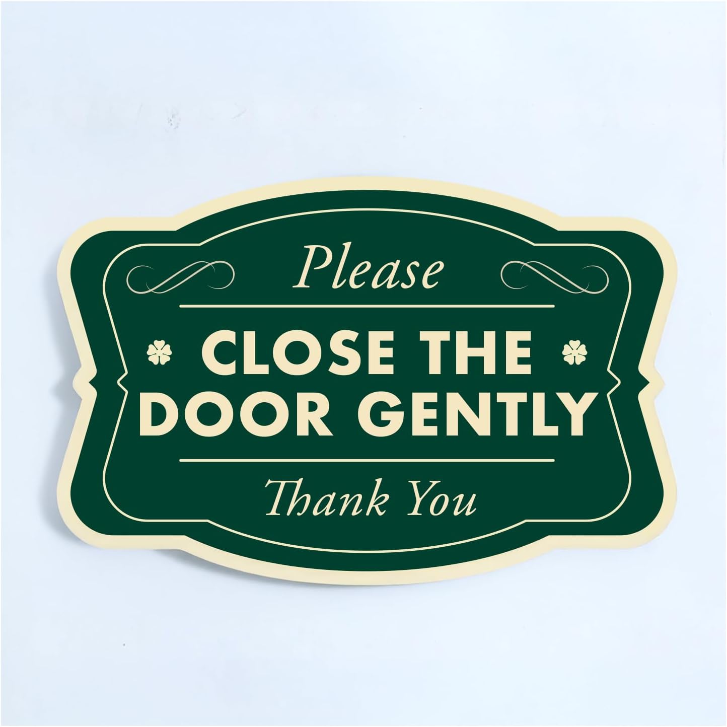 Custom Decorative Outdoor Metal Sign - Personalized Aluminum Driveway Sign, Waterproof, Made In USA - Design 3 Forest Green 10x7 In