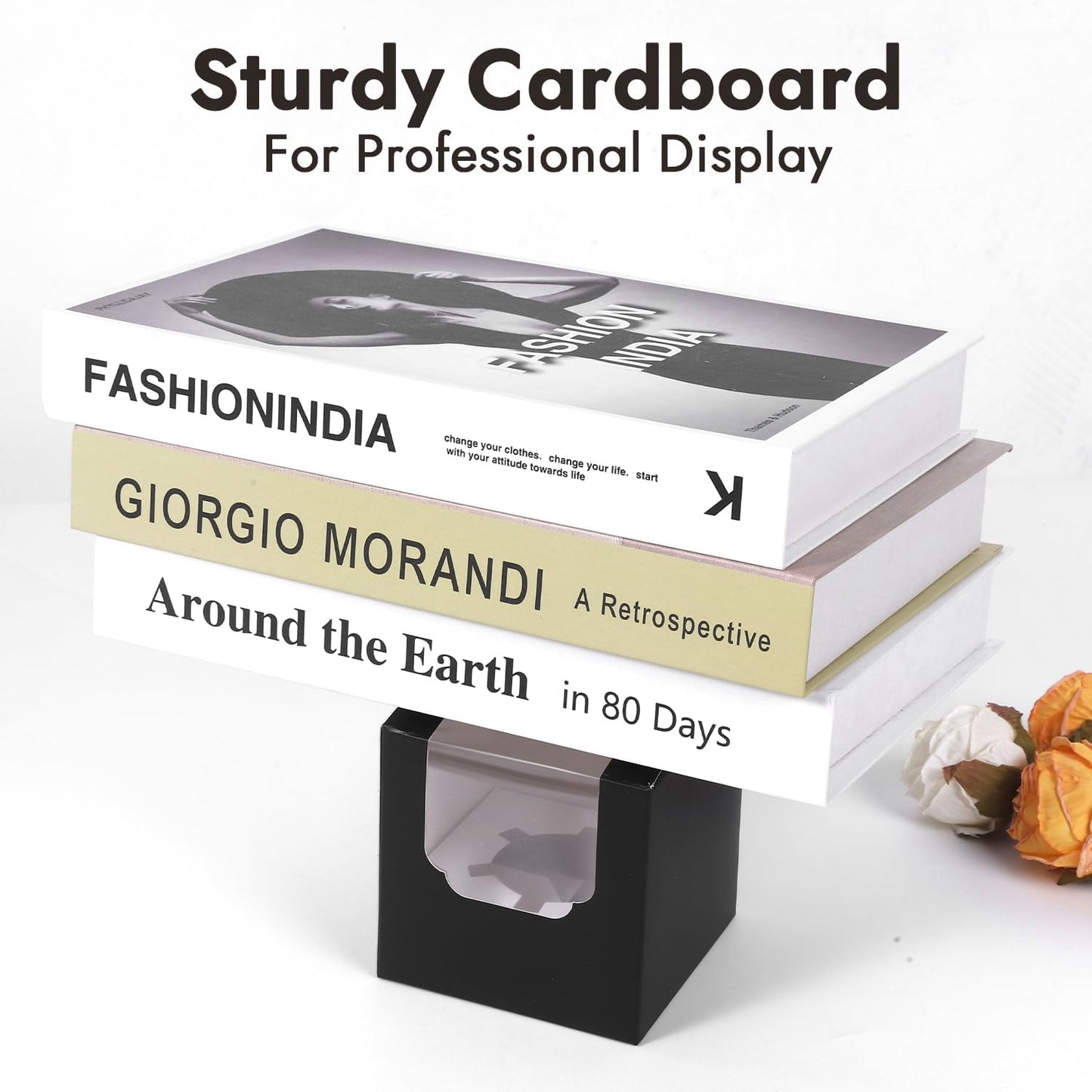 JCD 120 Boxes+120 Inserts Black Cupcake Boxes Individual Cupcake Container 3.5" x 3.5" x 3.5" Auto-Pop up Single cake Box for Bakery Gift Giving (Black/120Pcs)