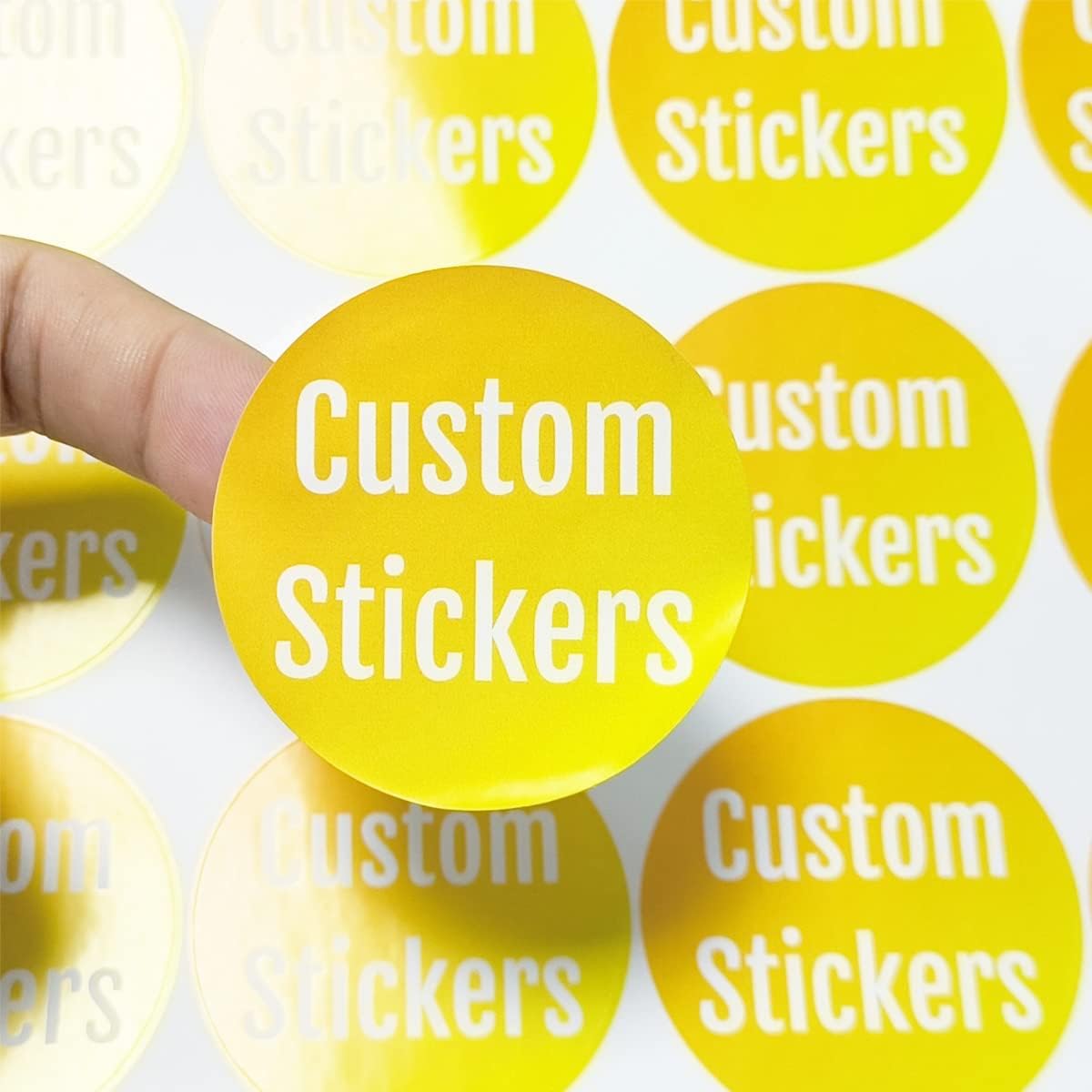 100-500 Custom Stickers Personalized Labels, Customized Stickers with Any Image Logo and Text. Custom Stickers for Business Logo Labels,etc. (Oval,3X1 Inch)