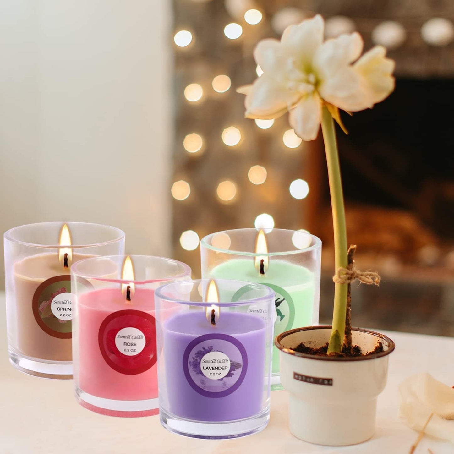 40pack Scented Candles Gift,Natural Soy Wax Jar Candles,Small Portable Tin Candles Set for Mom,Women,Teachers, Colleagues and Friends,2 OZ